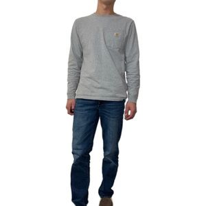 Carhartt Original Fit Long Sleeve T-Shirt | Medium | Grey
